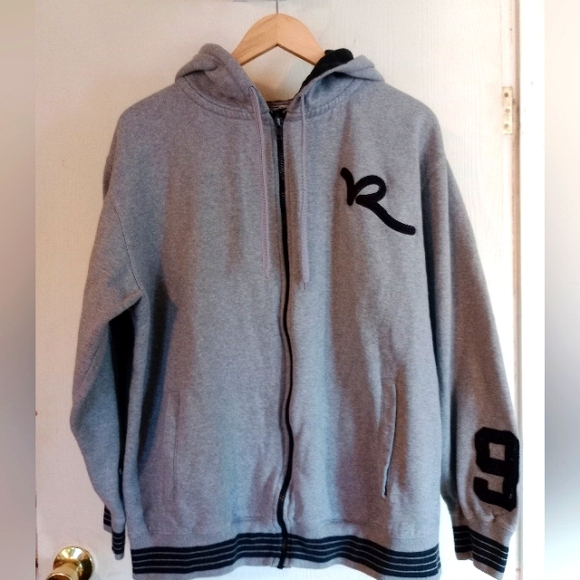 ROCAWEAR‎ 99 GRAY Hoodie Sz. Medium - Picture 2 of 11